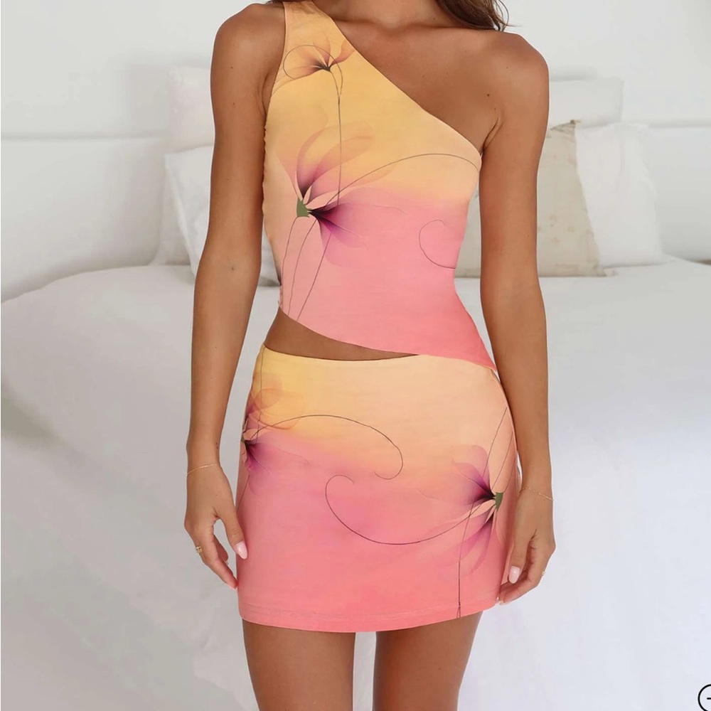 Tiger Mist Pink and Yellow Set